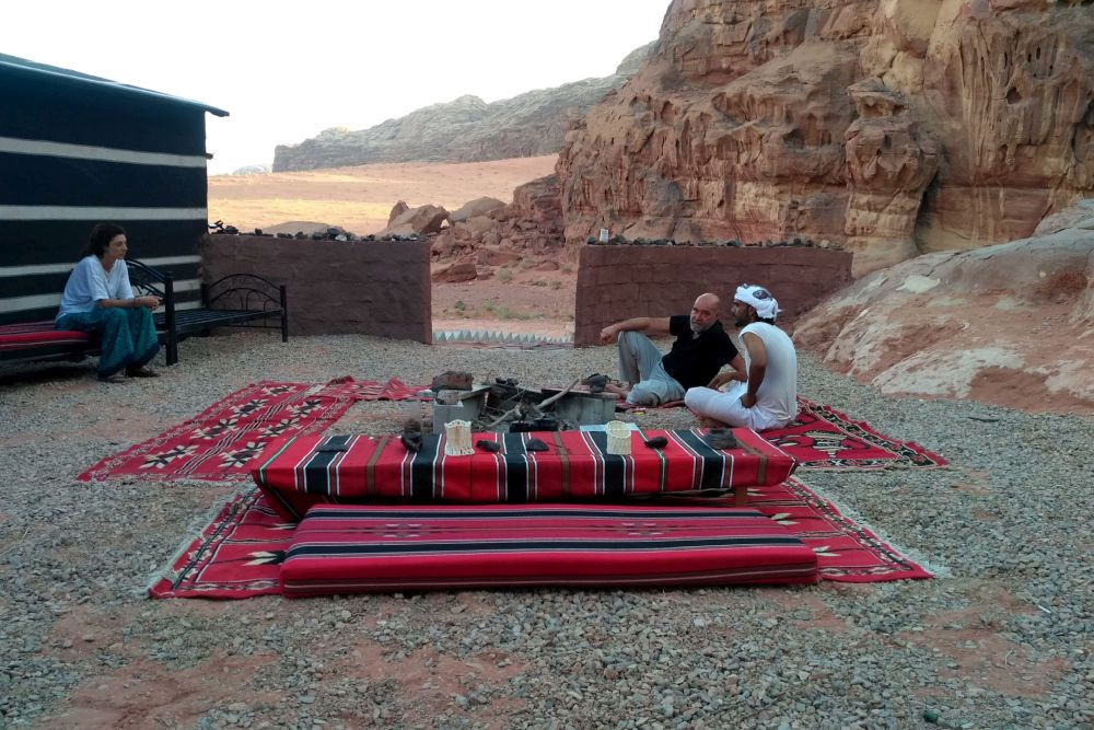 Wadi Rum Camp terrace